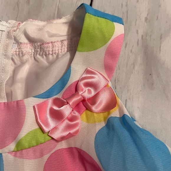 Jessica Ann Dress size 6X polka dots perfect for Easter or Spring - Picture 7 of 14